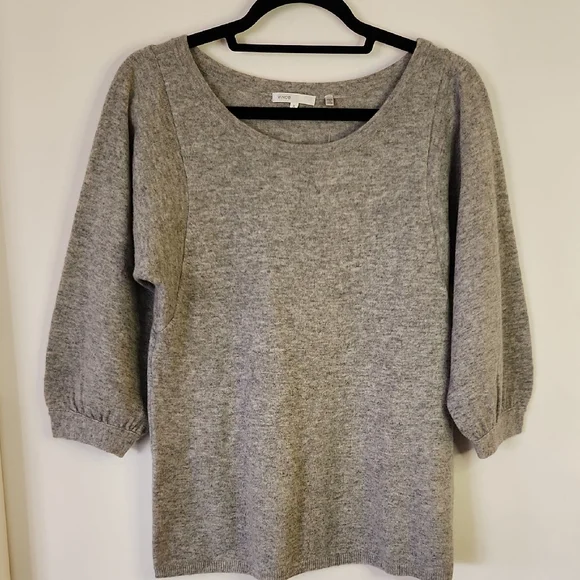 NWT Vince Gray Cashmere Sweater - Picture 1 of 10